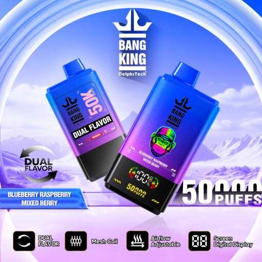 Bang King 50000 Puff 50K Taff Double Gout de Puffs Prix Vape Jetable