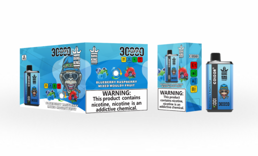 Bang King 30000 Puff Blueberry Raspberry & Mixed Mouldy Fruit Gout Vape Jetable