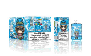 Bang King Puff 20000 Nachfüllbares E-Zigaretten-Liquid mit blauem Himbeergeschmack