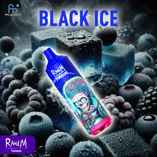 Tornado 9000 Puffs Black Ice Saveur Cigarette électronique Jetable
