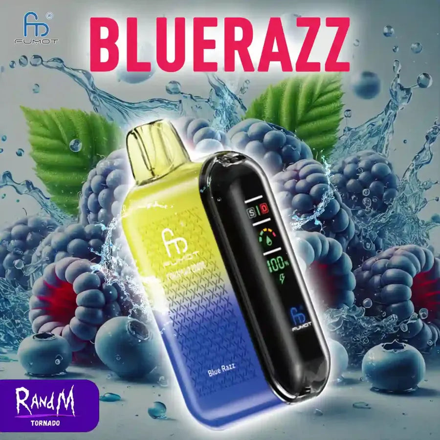 Puff 20K Fumot Vape Jetable - Blue Razz Gout with Rechargeable Batterie