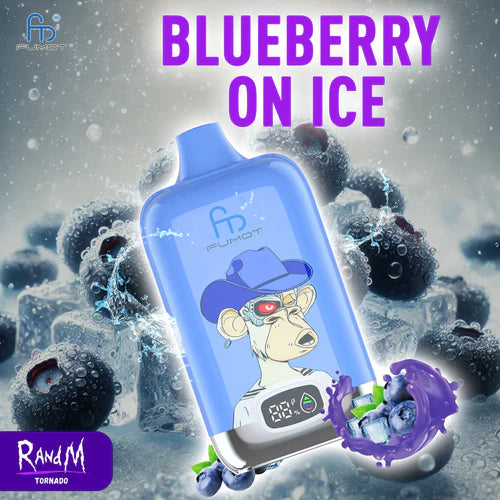 Randm Tornado 12000 Puffs Prix Cigarette électronique - Blueberry On Ice Gout