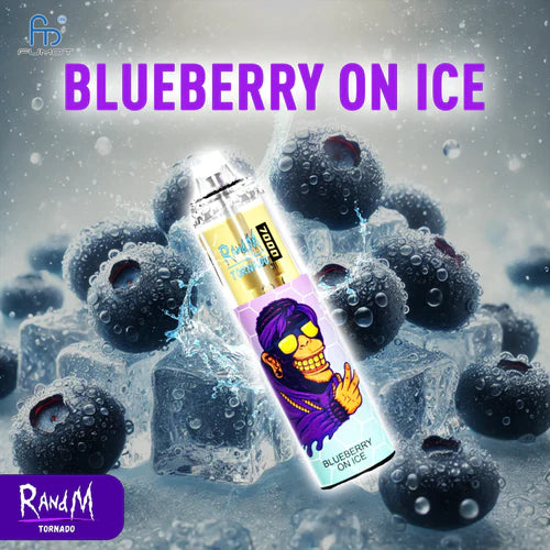 Blueberry On Ice - Puff 7000 Taff Cigarette électronique Jetable Puffs Power