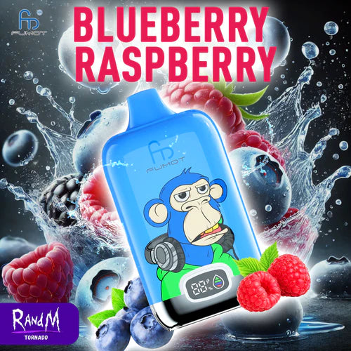 RandM Digital Box Puff 12K Bouffees Blueberry Raspberry Gout de Puffs Prix