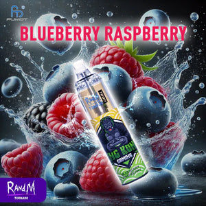 Randm 7000 Puffs Einweg-E-Zigarette mit den Geschmacksrichtungen Blaubeere-Himbeere