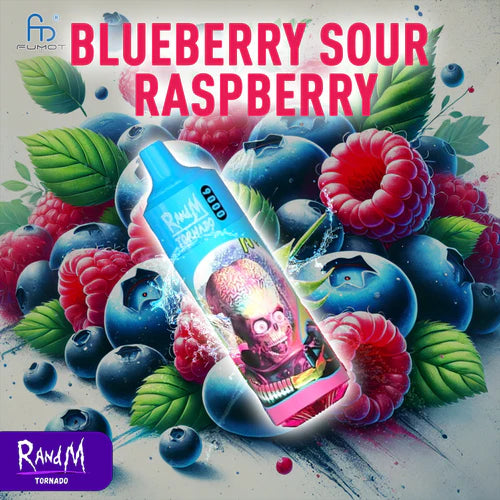Blueberry Sour Raspberry - RandM Tornado Puff 9000 Taff Cigarette électronique Jetable