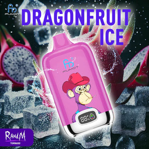 Puff 12K Puffs Day Einweg-E-Zigarette mit Drachenfrucht-Eisgeschmack
