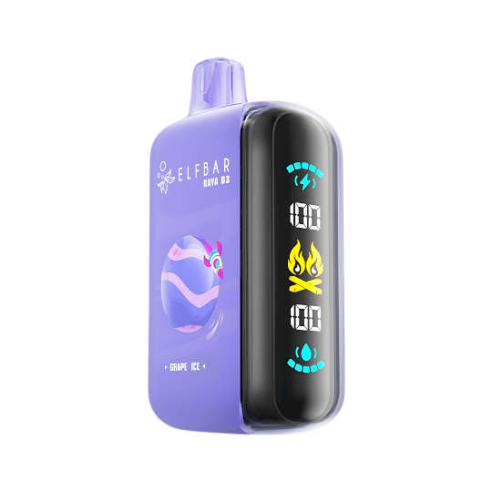 Bar Elf Rechargeable Prix Puff Cigarette électronique Jetable 25000 Taff Grape Ice Gout