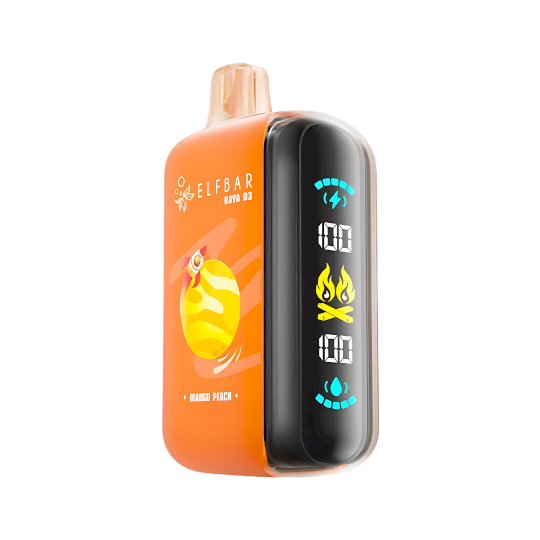 Puff 25000 Taff Elf Bar Rechargeable Liquide Cigarette électronique Prix - Mango Peach Gout