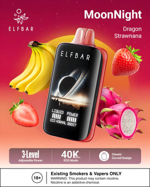 Elf Bar 40K Vape Dragon Strawnana Saveur