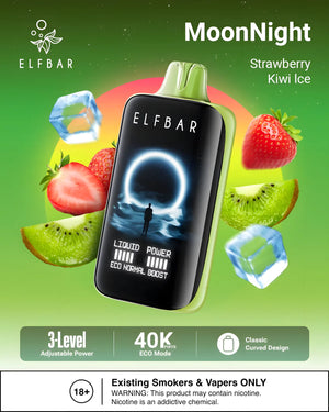 Puff Elf Bar 40K Taff Strawberry Kiwi Ice