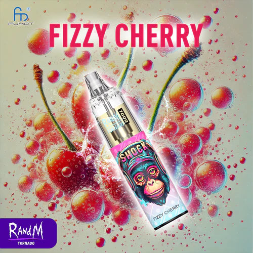 Puff 7000 Taff Cigarette électronique Jetable with 2% Nicotine - Fizzy Cherry Saveur
