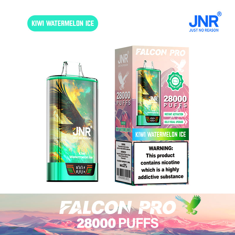JNR Falcon Pro 28000 Bouffées Kiwi Watermelon Ice