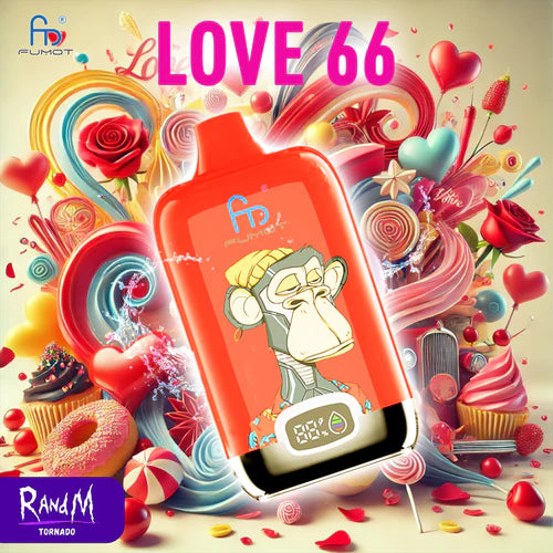 Randm Puff Jetable 12K Puffs with 2% Nicotine - Love 66 Gout