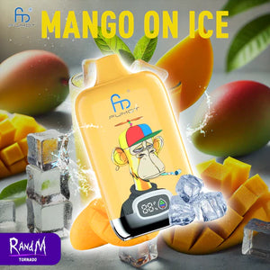 Fumot Randm Tornado 12000 Big Puffs Mango On Ice Puff Power Geschmack