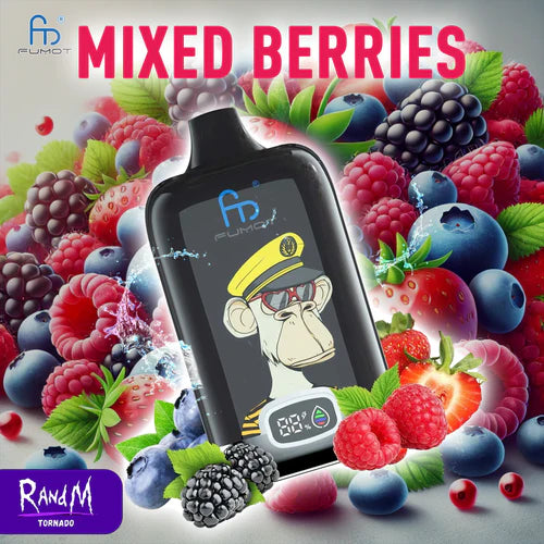 Randm Puff 12000 Bouffees Cigarette électronique Jetale - Mixed Berries Gout