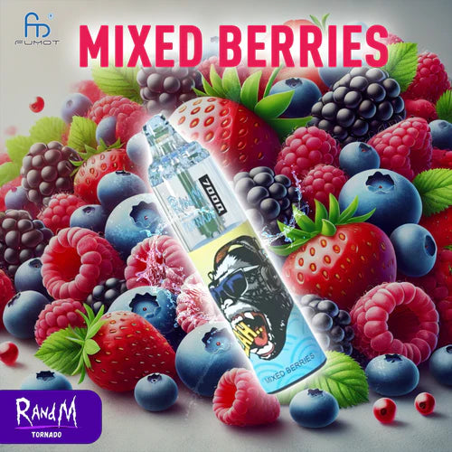 RandM Tornado 7000 Puffs Power Cigarette électronique - Mixed Berries