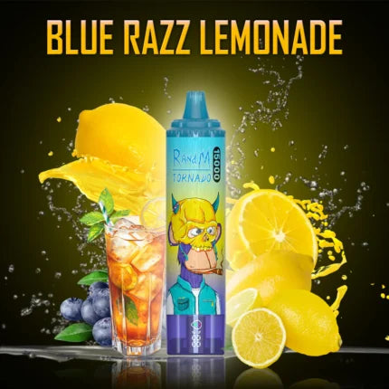Tornado Puff 15000 Taff Blue Razz Lemonade Gout Vape Jetable with Batterie Rechargeable
