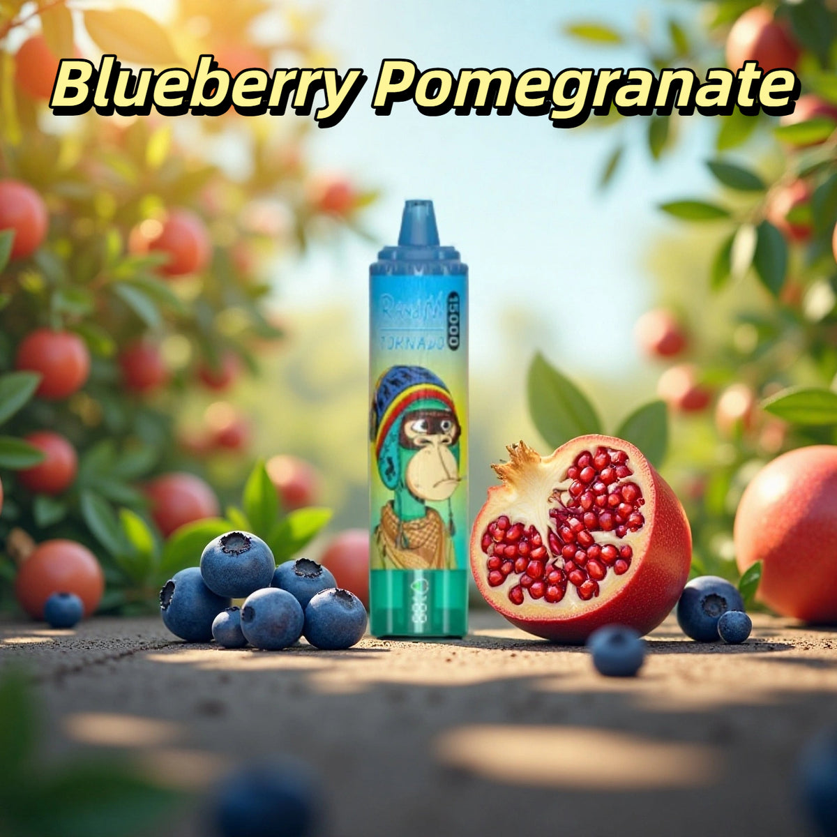 Puff 15000 Taff Vape Jetable - Blueberry Pomegranate Saveur