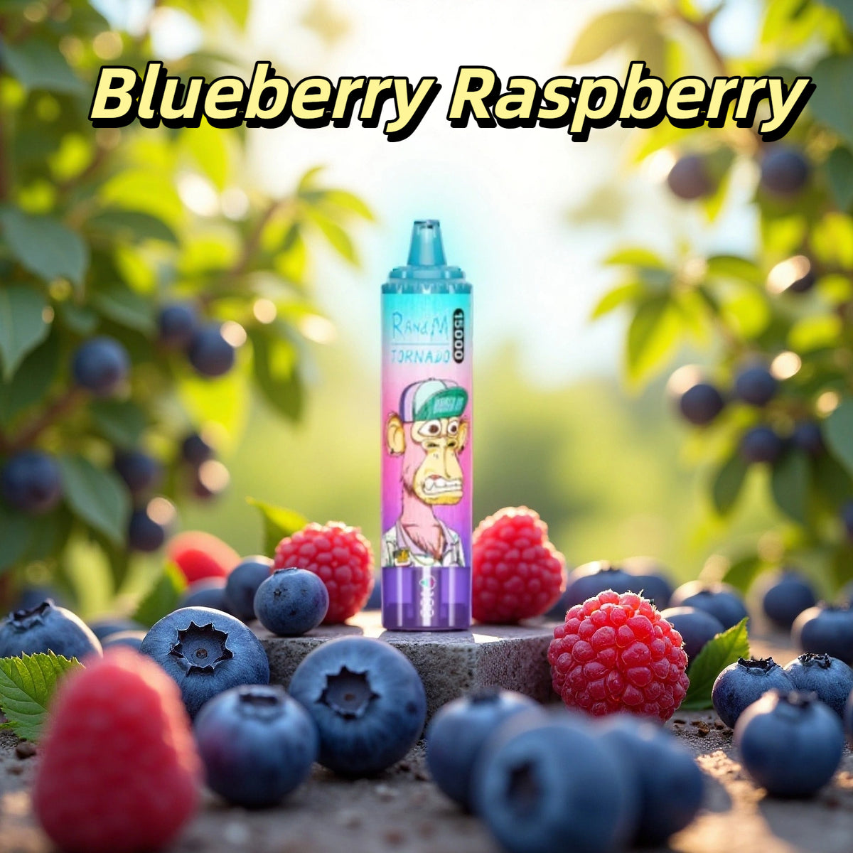 Tornado 15000 Puff 15K Bouffees Blueberry Raspberry Gout Vape Jetable with 2% Nicotine