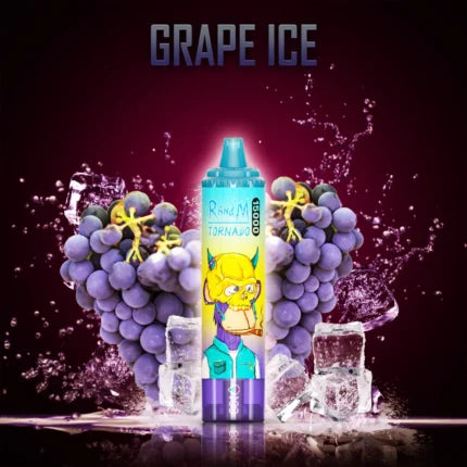 Grape Ice - Randm Tornado 15000 Puffs Rechargeable Cigarette électronique Jetable