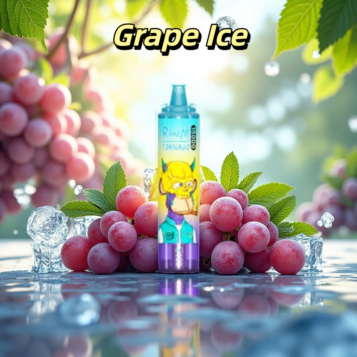 Grape Ice - Randm Tornado 15000 Puffs Rechargeable Cigarette électronique Jetable