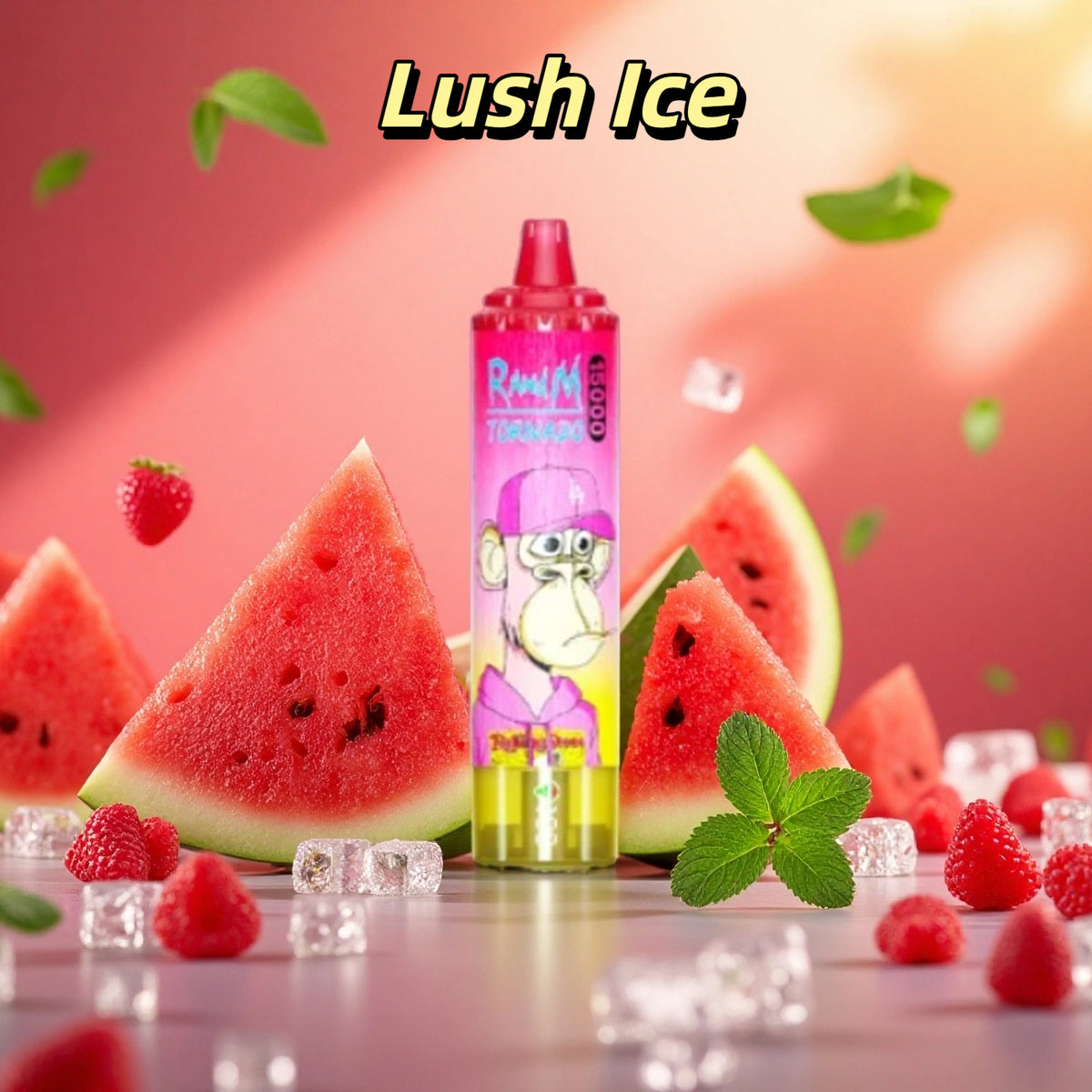 Fumot Vape Randm Tornado 15000 Puffs Lush Ice Gout Cigarette électronique Jetable