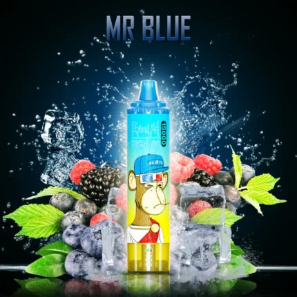 Puff 15000 Taff Mr Blue Saveur Liquide Cigarette électronique Jetable with 2% Nicotine