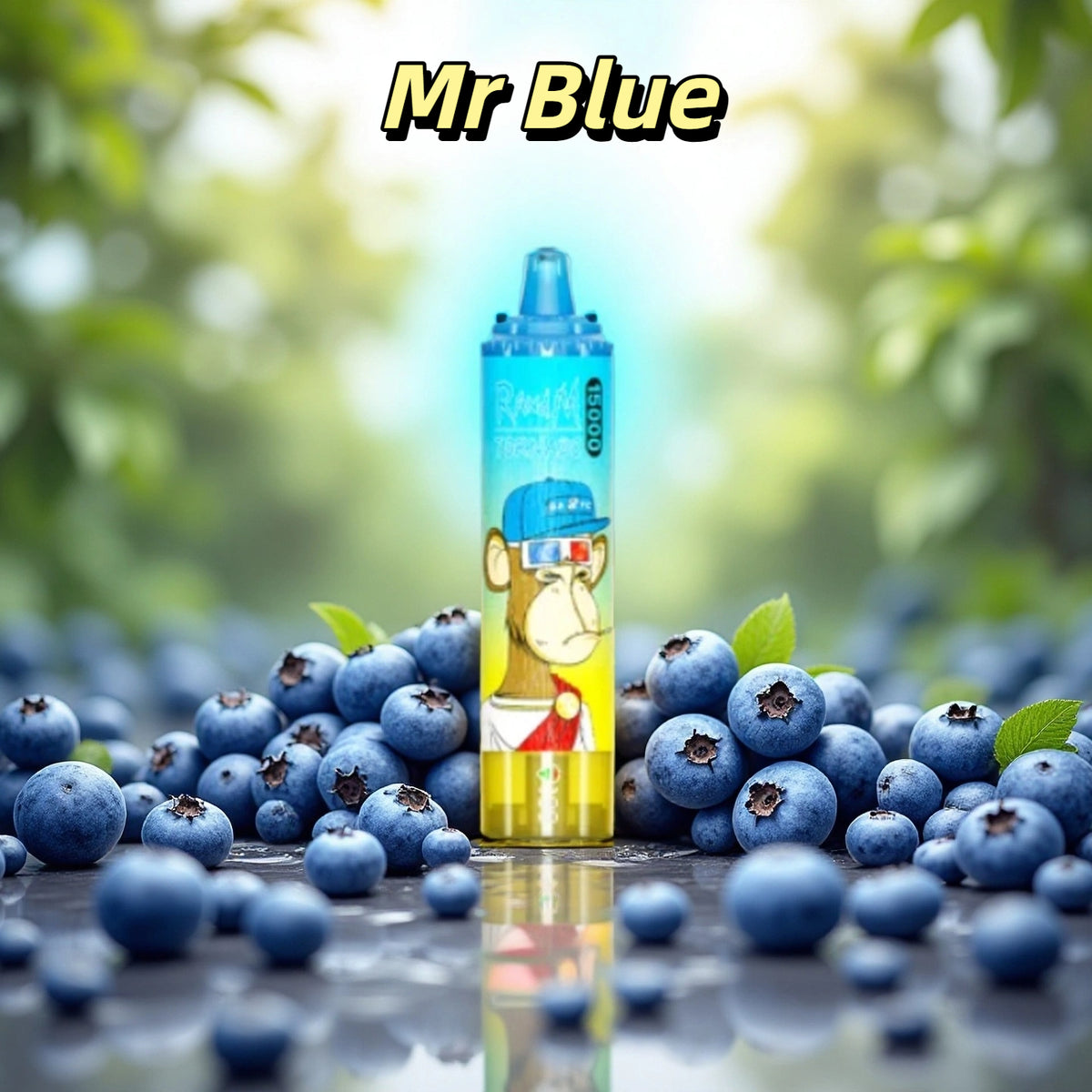 Puff 15000 Taff Mr Blue Saveur Liquide Cigarette électronique Jetable with 2% Nicotine