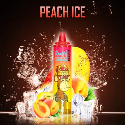 Peach Ice Gout - Randm Prix Puff 15K Bouffees Vape Jetable with 25 ml E-liquide