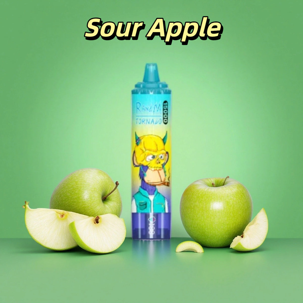 Prix Puff 15000 Taff Sour Apple Gout Rechargeable Nicotine Cigarette électronique