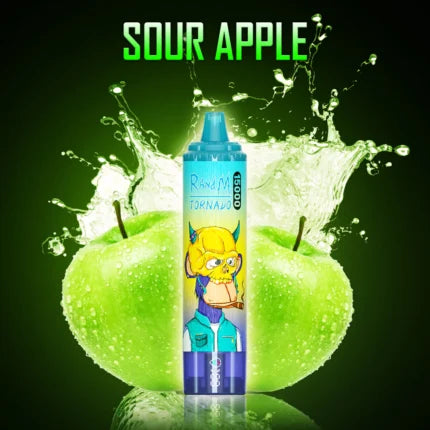 Prix Puff 15000 Taff Sour Apple Gout Rechargeable Nicotine Cigarette électronique