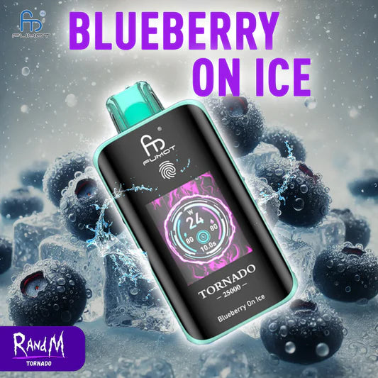 Puff Tornado 25000 Bouffées Blueberry on Ice
