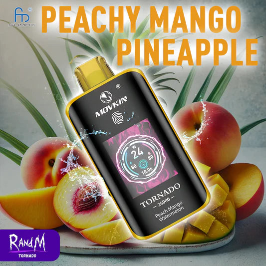 Puff Tornado 25000 Peachy Mango Pineapple