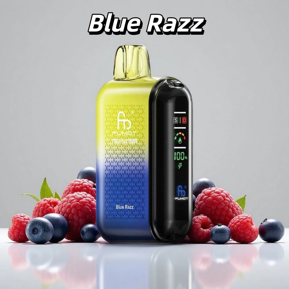 Puff 20K Fumot Vape Jetable - Blue Razz Gout with Rechargeable Batterie