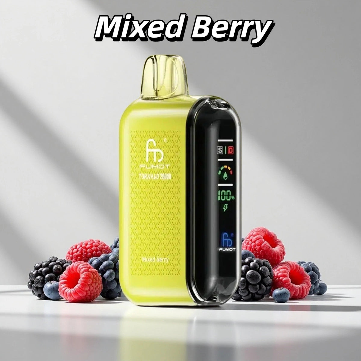 Randm Tornado 20000 Puff 12K Bouffees Peach Berry Gout Vape Jetable with 2% Nicotine