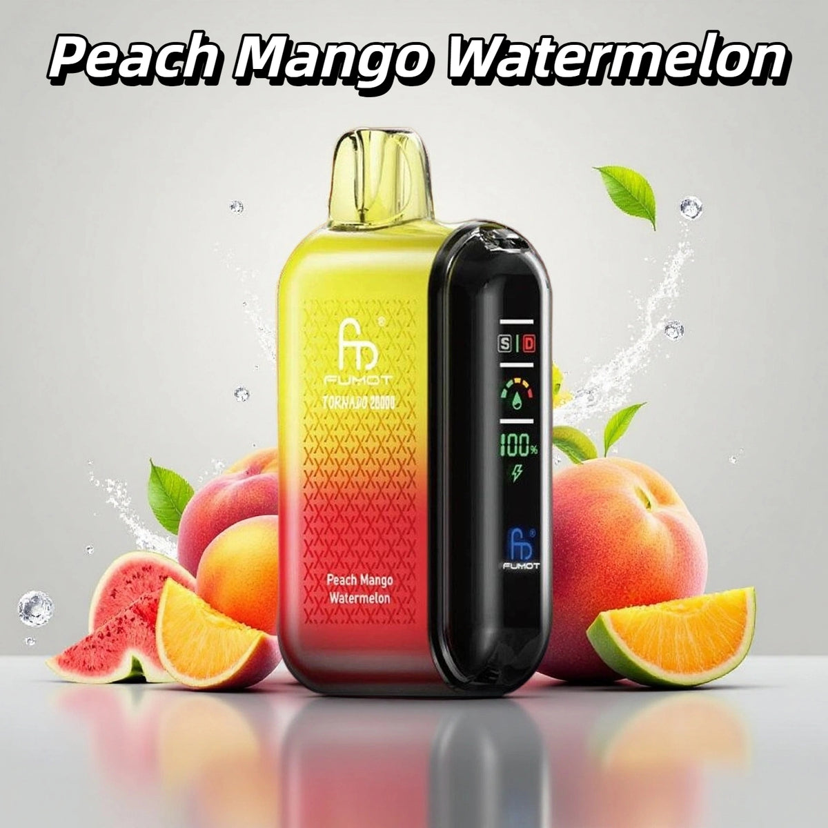 Peach Mango Watermelon Gout - Puff 20000 Taff Cigarette électronique Jetable