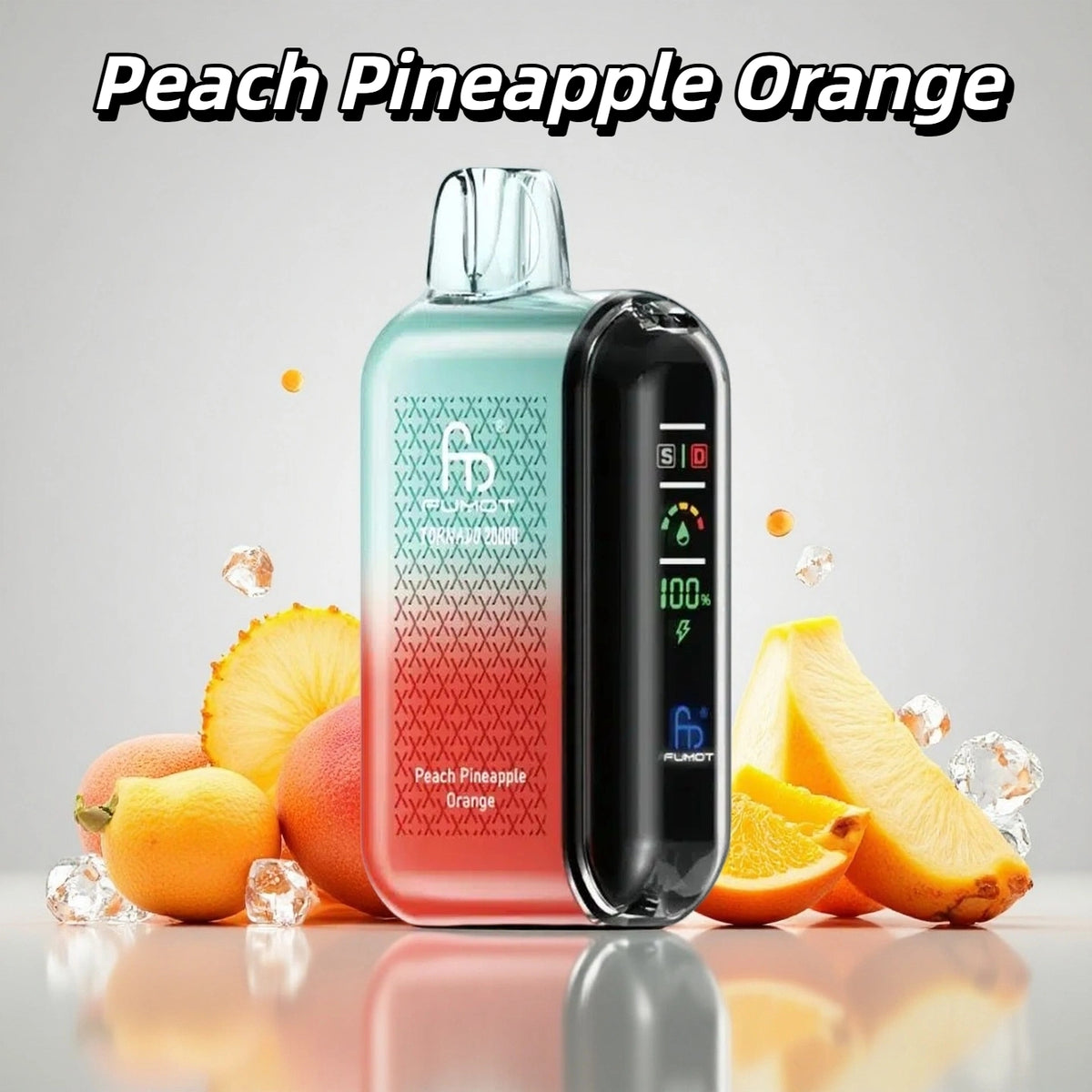 Big Puff Power 20000 Taff Peach Pineapple Orange Gout Puffs Vape Jetable
