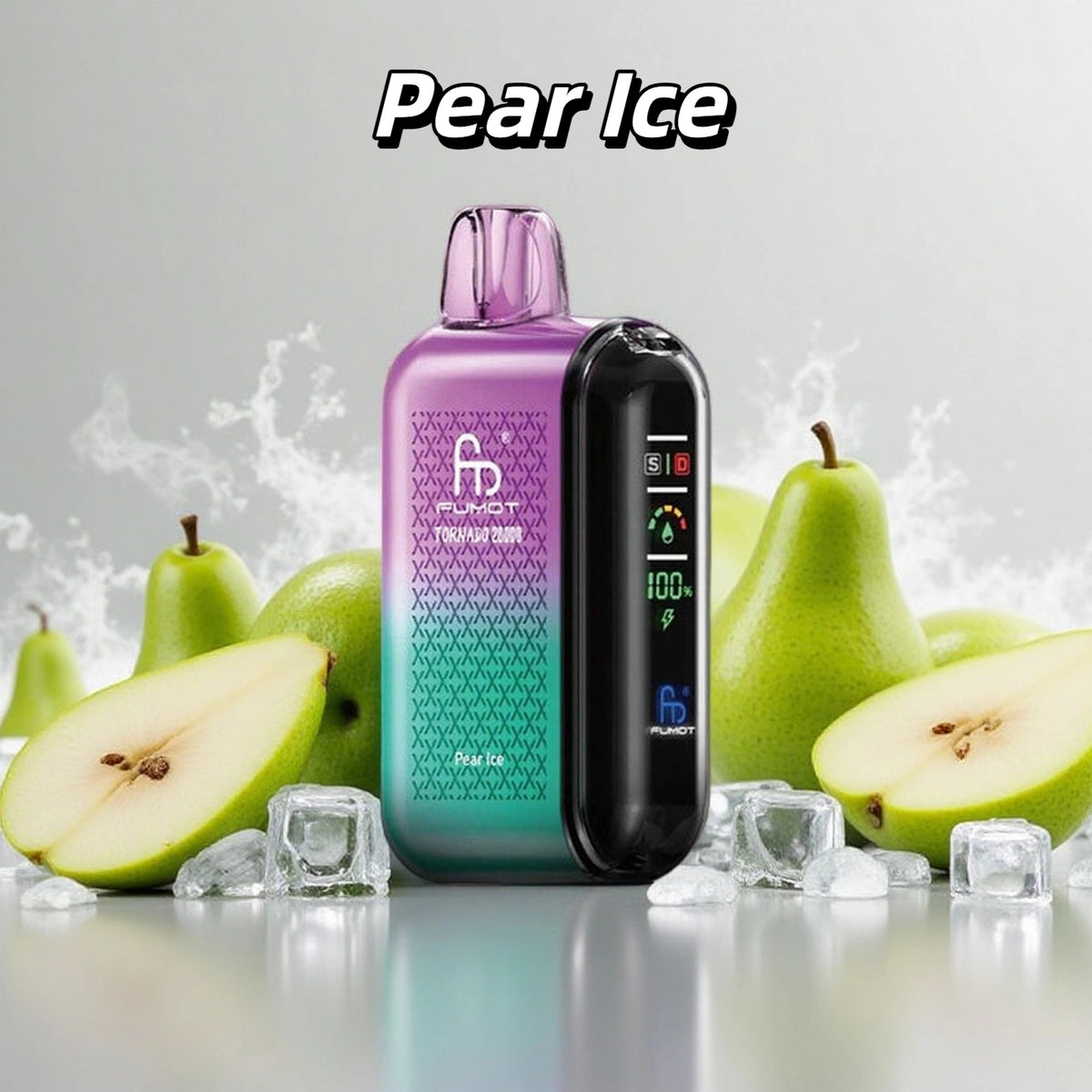 Puff Tornado 20000 Big Puffs Cigarettes électroniques - Pear Ice Gout de Puffs