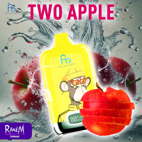 Randm Tornado Puff 12000 Taff Two Apple Saveur Cigarette électronique Jetable