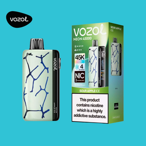 Puff Vozol Neon 45000 Taff Sour Apple Ice