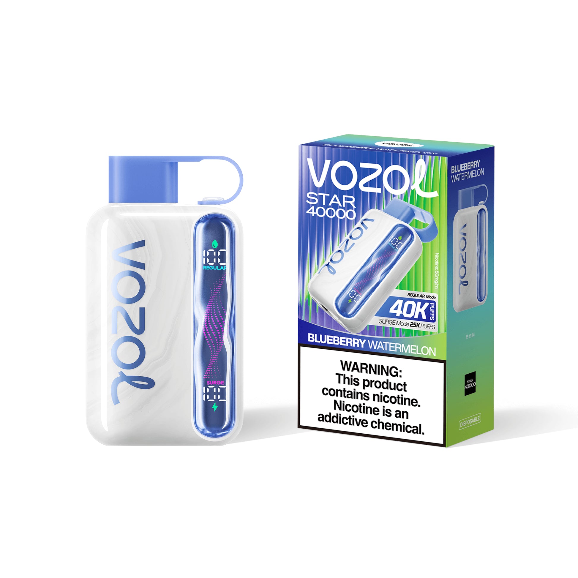 Blueberry Watermelon Vozol Star 40000 Vape