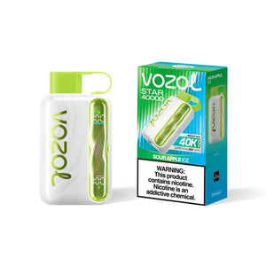 Vozol Star 40000 Sour Apple Ice Nicotine 5%